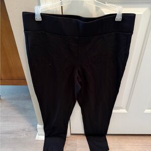 LOFT Outlet Black Ponte Leggings - Medium